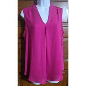 Worthington Split Neck Sleeveless Top